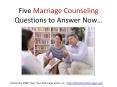 Marriage Counseling Questions that You'll Want Answered PowerPoint PPT Presentation
