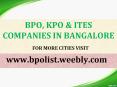 List of BPO companies in Bangalore - BPO List PowerPoint PPT Presentation