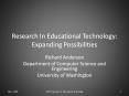 Research In Educational Technology: Expanding Possibilities PowerPoint PPT Presentation