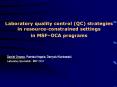 Laboratory quality control (QC) strategies in resource-constrained settings in MSF PowerPoint PPT Presentation