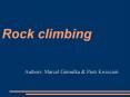 Rock climbing PowerPoint PPT Presentation
