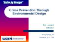 Crime%20Prevention%20Through%20Environmental%20Design PowerPoint PPT Presentation