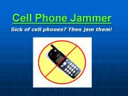 Cell Phone Jammer