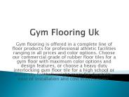 gym mats