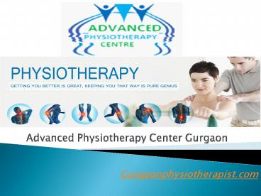 Physiotherapy Treatment Center Gurgaon