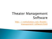 Theater Management Software, Theater Management System, Theater Booking Script