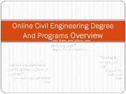 Civil Engineering Degree Programs