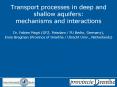 Transport processes in deep and shallow aquifers: mechanisms and interactions PowerPoint PPT Presentation