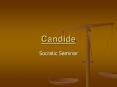 Candide PowerPoint PPT Presentation