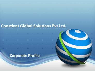 Constient global solution