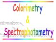 Colorimetry PowerPoint PPT Presentation