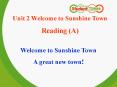 Unit 2 Welcome to Sunshine Town PowerPoint PPT Presentation