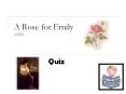 A Rose for Emily (1930) PowerPoint PPT Presentation