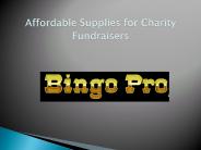 Affordable Supplies for Charity Fundraisers