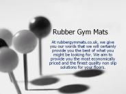 Rubber gym mats