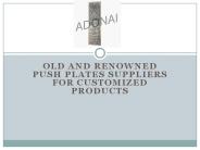 Antique Brass Push Plates