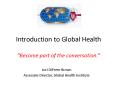 Lecture 1.2 I Introduction to Global Health  PowerPoint PPT Presentation