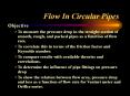 Flow In Circular Pipes PowerPoint PPT Presentation