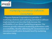 Marketing Automation Software Consultants
