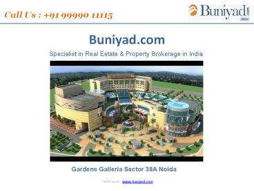 Great India Place 2 Sector 38A| Buniyad