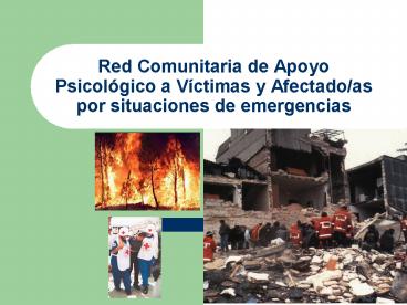Red Comunitaria de Apoyo Psicol