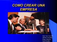 COMO CREAR UNA EMPRESA