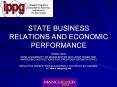 STATE BUSINESS RELATIONS AND ECONOMIC PERFORMANCE PowerPoint PPT Presentation