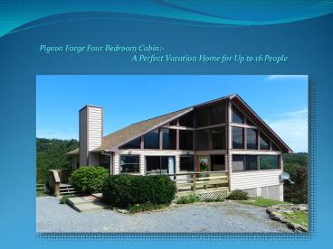 Gatlinburg cabin  rentals