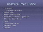 Chapter 5 Trees: Outline