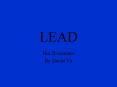 LEAD PowerPoint PPT Presentation