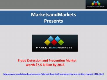 Fraud Detection and Prevention Market