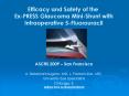 Efficacy and Safety of the Ex-PRESS Glaucoma Mini-Shunt with Intraoperative 5-Fluorouracil PowerPoint PPT Presentation