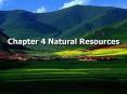 Chapter 4 Natural Resources PowerPoint PPT Presentation