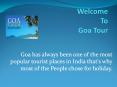 Goa Tour Packages PowerPoint PPT Presentation