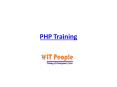 PHP/MySQL Training Course in Delhi, India by IT People PowerPoint PPT Presentation