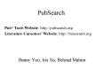 PubSearch PowerPoint PPT Presentation
