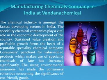 Manufacturing Chemicals Company in India at Vandanachemical (1)