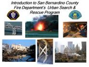 Introduction to San Bernardino County Fire Department