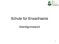 Schule f PowerPoint PPT Presentation