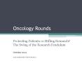 Oncology Rounds PowerPoint PPT Presentation