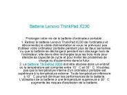 Batterie PC Portable Lenovo