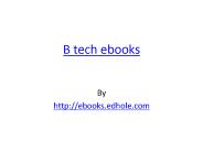 B tech Ebooks
