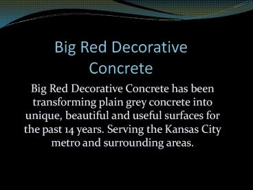 Epoxy Coatings Kansas City