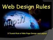 5 Thumb Rules of Web Page Design and Layout