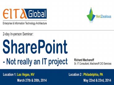 SharePoint - Not really an IT project