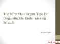 The Itchy Male Organ - Tips for Disguising the Embarrassing Scratch