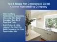 Top 6 Steps For Choosing A Good Kitchen Remodeling Company PowerPoint PPT Presentation