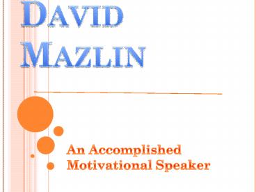 David Mazlin
