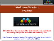 Global Wireless Sensors Market
