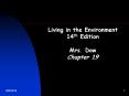 Living in the Environment PowerPoint PPT Presentation